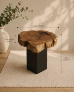 میز پذیرایی چوبی