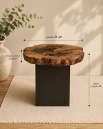 میز پذیرایی چوبی